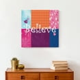 thumbnail image 4 of Creative Products Patterned Believe 16x16 Canvas Wall Art, 4 of 5
