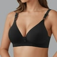thumbnail image 2 of Soft Breathable Wireless T-Shirt Bra for Women – Lightweight, Non-Padded, Full Side Coverage, Seamless Everyday Support, 2 of 4