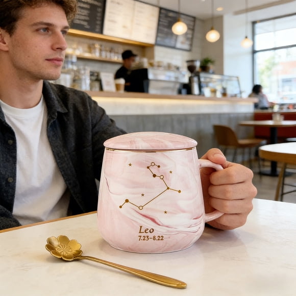 shyuyusa Tasse à Café en Céramique, Tasse pour Boire au Quotidien pour le Bureau, la Chambre et la Maison