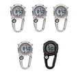 thumbnail image 3 of Digital Carabiner Clip Watches Hook Backpack Belt Pocket Clock Luminous Multi-function Fob Nurse Watch Compasses Week Clocks Hospital Blue, 3 of 9