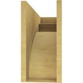 thumbnail image 4 of 8"W x 24"D x 16"H Classic Viola Rough Cedar Woodgrain TimberThane Corbel, Primed Tan, 4 of 6