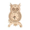 thumbnail image 1 of Reloj de búho de madera perfke 3D decoración de escritorio 28,2 x 18 x 6,5 cm, 1 of 9