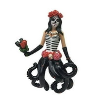 December Diamonds Catrina Sugar Skull Mermaid Octopus Christmas Holiday Ornament