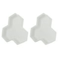 thumbnail image 1 of 2Pcs Path Mold Maple Leaf Concrete Manually Plastic Stepping Stone Paving Molds for Pavement Courtyards Square, 1 of 5