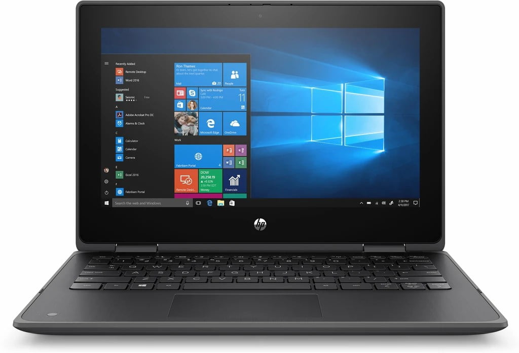 HP ProBook x360 11 G5 EE 2 in 1 Laptop, 11.6” HD, Intel N4020, 4GB