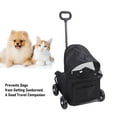thumbnail image 4 of Foldable Pet , 4 Wheels with Canopy, Easy Assembly, for Small Dogs Cats, for Outdoor Adventures, Groceries, Shopping, Camping, 4 of 7