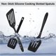 thumbnail image 4 of CHAO Espátula De Cocina, Espátula De Calor De Silicona, Espátula De Silicona Calada, Espátula Antiadherente, Espátula Sin Bpa, Espátula De Cocina De Silicona Negra3 Pc, 4 of 5