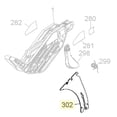 thumbnail image 2 of Dewalt Genuine OEM Riving Knife for DW745 Table Saw - N030675, 2 of 5