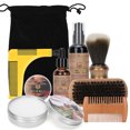 thumbnail image 1 of Kit de Toilettage de Barbe, Guide de Modèle de Barbe, Brosse à Barbe, Huile de Barbe, Baume à Barbe, Shampooing à Barbe, Barbe, Brosse à Mousse à Raser, Sac à Main, Peigne de Style de Barbe, 1 of 8