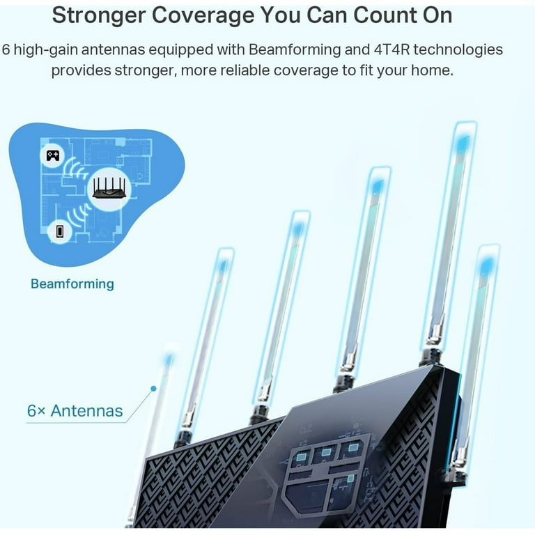 TP-Link - TP-LINK Wi-Fi 6ルーター ARCHER AX73 TP-Link Archer AX73 - AX5400 WiFi 6 Router - High-Speed