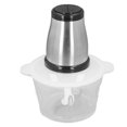 thumbnail image 5 of Picadora de carne multifuncional, picadora eléctrica de alimentos de acero inoxidable con recipiente de vidrio de 2L, estándar europeo de 220V, 5 of 5