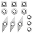 thumbnail image 4 of 12Pcs/Set Carbide Cutters Inserts for Wood Lathe Turning Tools Accessories, 4 of 9