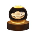 thumbnail image 1 of Yuarrent Bola de cristal luz nocturna USB hogar Oficina sala de estar dormitorio niños habitación escritorio decoración ornamento lámpara de noche Decoración del hogar Yuarrent HA066068-00, 1 of 6