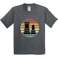 thumbnail image 3 of Inktastic Chess Player Retro Sunset Youth T-Shirt, 3 of 5