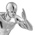 thumbnail image 2 of Runner Man 20" Wall Sculpture // Chrome, 2 of 3