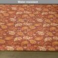 thumbnail image 6 of Ambesonne Orange Place Mats Set of 4, Retro Paisley Flowers, Standard Size, Redwood Orange Cream, 6 of 6