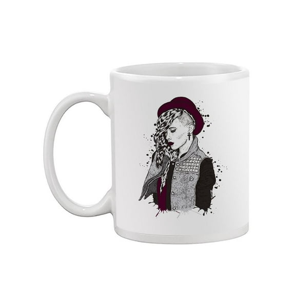 Girl With Fashionable Hairstyle Mug - Image by Shutterstock