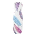 thumbnail image 4 of Lenago Robe Maxi Grande Taille pour Femmes Imprimée Sans Manches à Encolure Croisée devant Longue Robe d'Été de Plage en Liquidation, 4 of 4