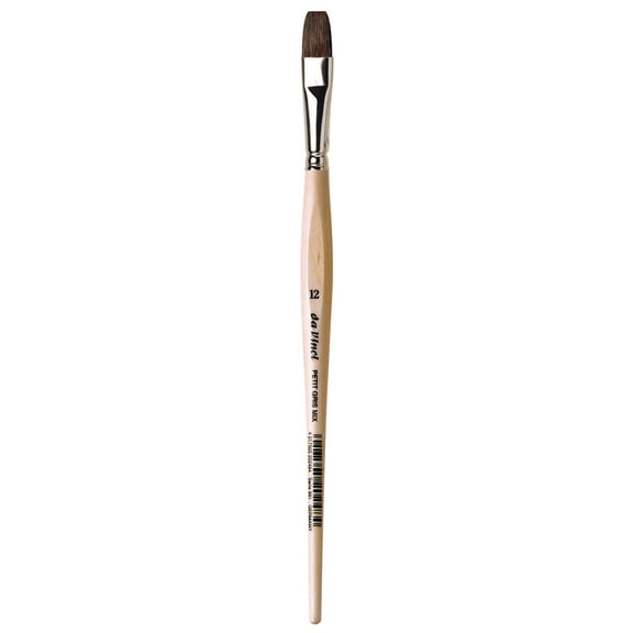 da Vinci Brush Petit Gris Mix Watercolor Brush, Flat, 12