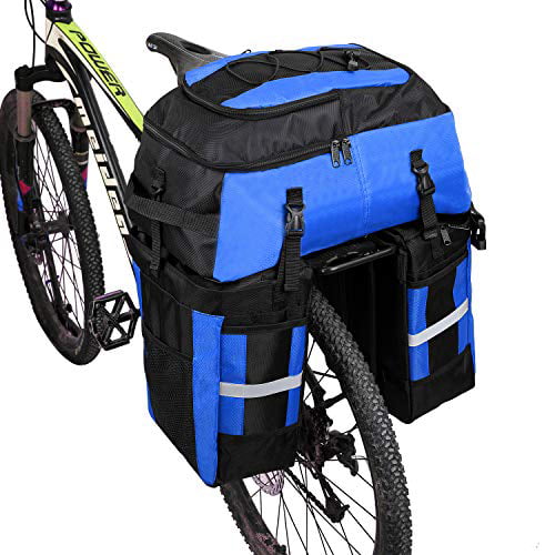 Waterproof Bicycle Bike Cycle Rear Rack Bag Removable Carrier Saddle Bag Pannier 