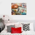 thumbnail image 5 of Orinice Turtle Corals Compass Fine Art Aesthetic Poster & Print Wall Painting for Home Decor 16x12in, 5 of 6