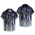 thumbnail image 2 of Camisas Para Hombre XXL Camisa de manga corta con estampado digital 3d de ocio de tendencia de moda de playa de turismo de vacaciones de verano para hombres (Black, 3XL), 2 of 4