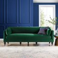 thumbnail image 2 of Sofa, Velvet, Green, Modern Contemporary Urban Design, Living Lounge Room Hotel Lobby Hospitality, 2 of 8
