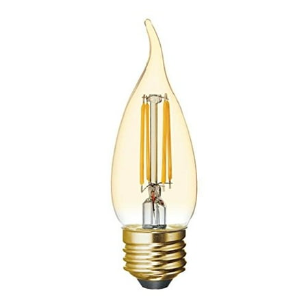 

GE 60W LED CA11M VIN AMBER DIMMABLE 2CT 2-Pack 60 W Equivalent Dimmable Soft White B Vintage LED