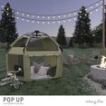 thumbnail image 3 of Dream On Me Pop Up Children Playpen, Easy Set-Up- Indoor Play House and Outdoor Play Tent with Canopy Cover, Taupe Green, 3 of 8