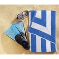 thumbnail image 3 of Utopia Towels 4 Pack Cabana Stripe Beach Towel, 30 by 60 Inches, Oversized 100% Ring Spun Cotton Pool Towels, Highly Absorbent Quick Dry Bath Towels for Beach, and Swim, Blue, 3 of 9