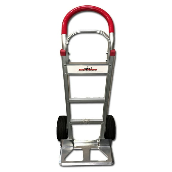 UBMOVE 48" Aluminum Carton Dolly with 10" Never Flat Wheels 550lbs