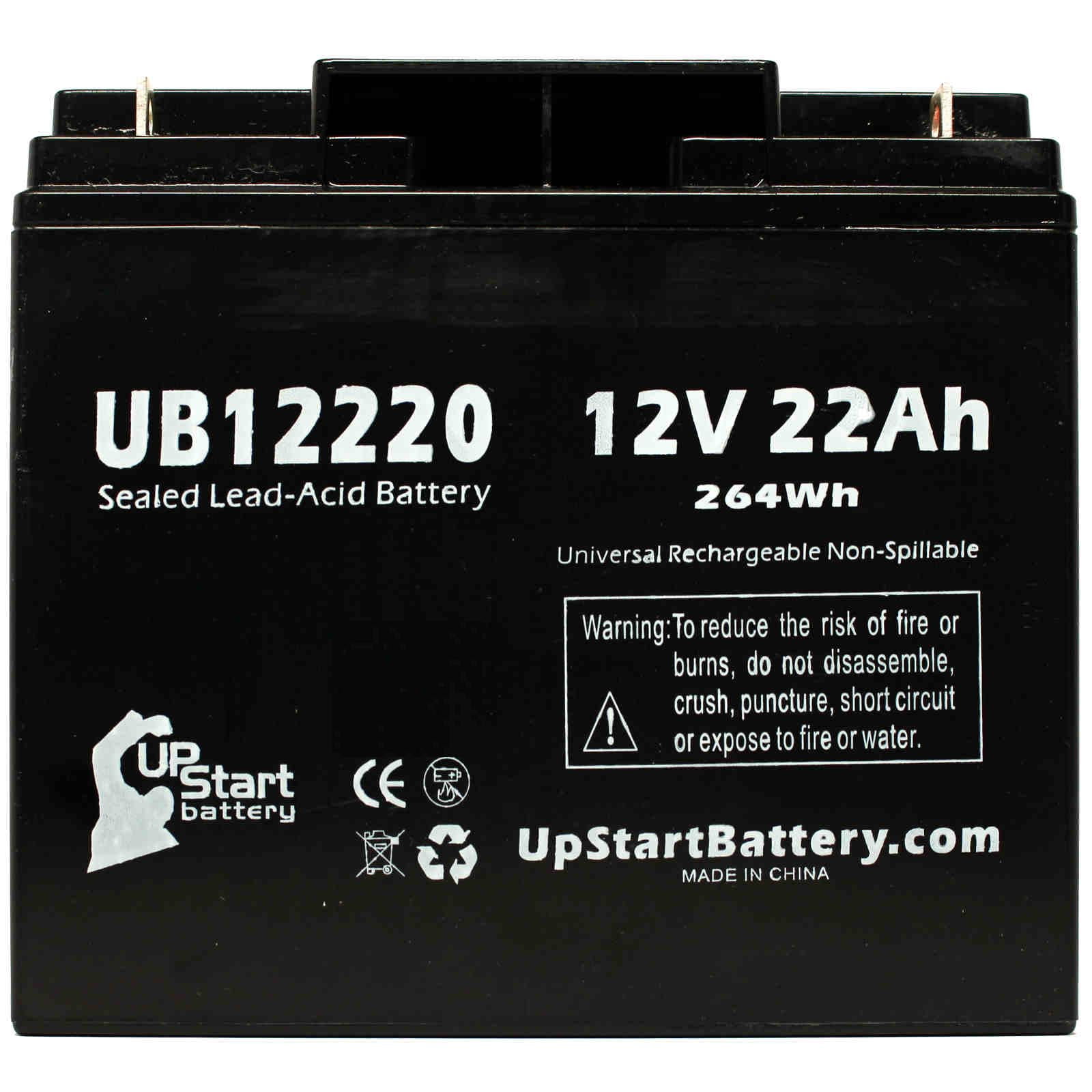 VISION CP12180 Battery Replacement UB12220 Universal Sealed Lead Acid