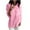 A Pink, variant on 2026 Women's Long Sleeve Crew Neck Waffle Knit Casual Loose Oversized Turtleneck Pullover Sweater Jumper Tops