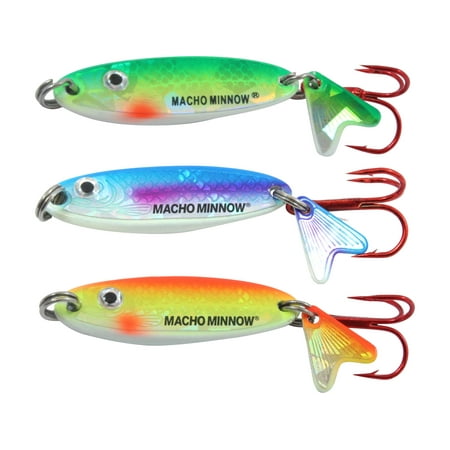 Northland Macho Minnow Spoon Perch Chub Rainbow 1/4 oz