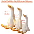 thumbnail image 2 of 23,6" juguete de la felpa del pato del juguete del peluche del cisne blanco de la felpa del ganso, regalos para los niños, 2 of 5