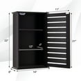 thumbnail image 2 of Gymax Armoire à Pharmacie Multifonctions Salle de Bain Rangement Expresso, 2 of 10