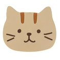 thumbnail image 2 of Non-slip cat-shaped silicone coaster holder cartoon kitchen potting mat, 2 of 6