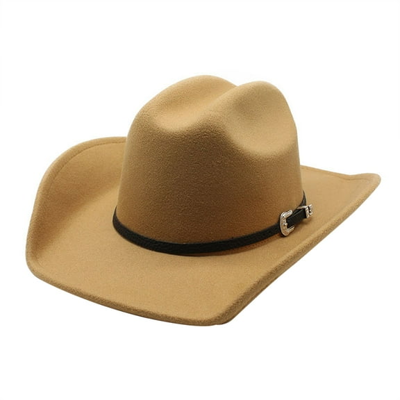 Avaner Western Cowboy Hat For Women Men Short Wide Brim Beach Cowgirls Cattleman Cowboys Hats