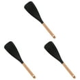 thumbnail image 1 of HUASHENG Multi Function Spoon 2025 New 2 In Multi Function Spatula Spoon For Cooking And Serving Long Head Silicone Salad Spatula Spoon With Wood Handle Cooking Utensil Kitchen Gadgets, 1 of 1