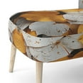 thumbnail image 5 of Designart "Brown Leaves Floral Pattern" Upholstered Traditional Accent Chair and Botanical Arm Chair - Multiple Color & Pattern, 5 of 7
