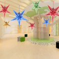 thumbnail image 3 of Papel estrella 3D cuelga pantalla de estrella de cinco puntas hueca decoración del árbol de Navidad 45cm, 3 of 5
