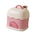 thumbnail image 1 of Hucha de juguete creativa, olla de ahorro para niños, casa de almacenamiento grande con 2 ranuras de ahorro, caja de dinero para niños y niñas, decora Rosa, 1 of 8