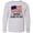 AC-Heather Grey, variant on Military Daddy Always my Hero Long Sleeve Youth T-Shirt