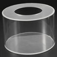 thumbnail image 4 of 1Pc Round Acrylic Cake Display Board Cake Edge Smoother Scraper Cake Tray DIY Round Decor Cake Refillable Board(A),1 x cake discs,Transparent, 4 of 8