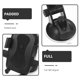 thumbnail image 4 of Soporte universal para teléfono móvil de coche, para parabrisas, salpicadero, smartphone y GPS (negro), 4 of 6