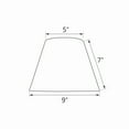thumbnail image 4 of Aspen Creative 32032 Transitional Hardback Empire Shape Spider Construction Lamp Shade in Flaxen, 9" wide (5" x 9" x 7"), 4 of 4