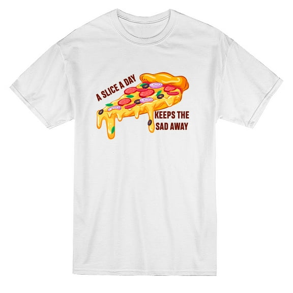 A Slice A Day Keeps Sad Away Graphic Men's T-shirt