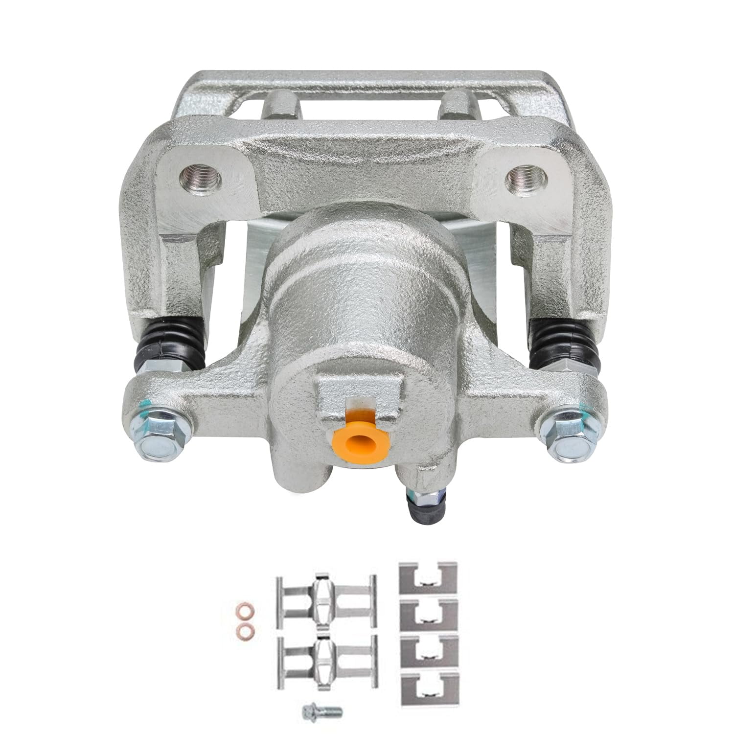 Detroit Axle - Rear Brake Calipers for 2003-2011 Honda Element 2001-2003 CL 1999-2008 TL Disc Brake Calipers with Bracket Replacement [Metal Piston Only Option Available]