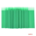 thumbnail image 1 of 100pcs Double Head Disposable Swab Fiber Buds Plastic Sticks Swab Double Eyebrow Eyelash Make Up Tools, 1 of 9