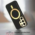 thumbnail image 3 of For Samsung Galaxy s24 Ultra Ultimate Quality PU Leather Hybrid Case Cover - Black, 3 of 4